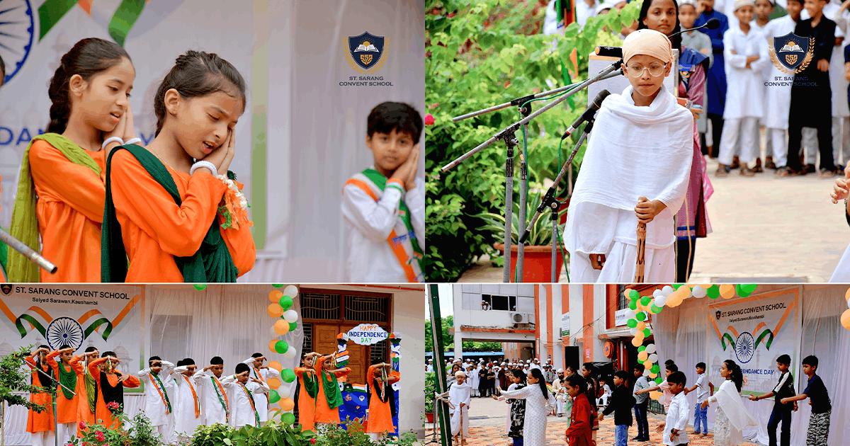 80th Independence Day Celebrated with Patriotic Fervour at St. Sarang Convent School